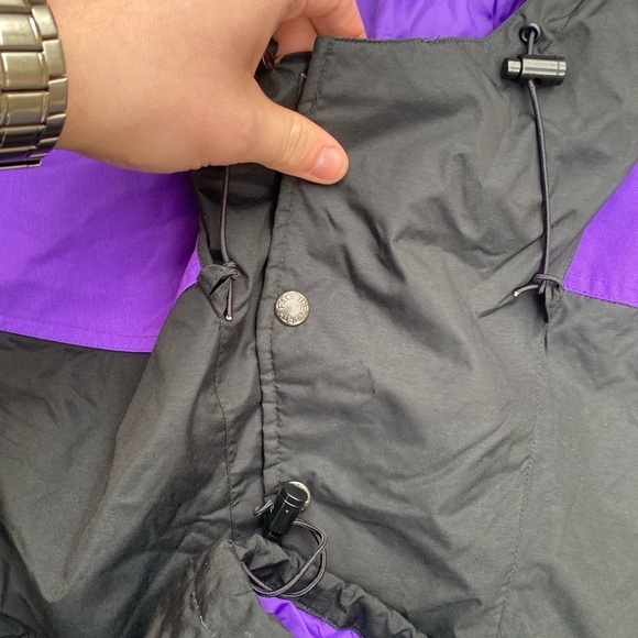 Vintage 90s The North Face Shell Jacket Purple/Black - Picture 10 of 13